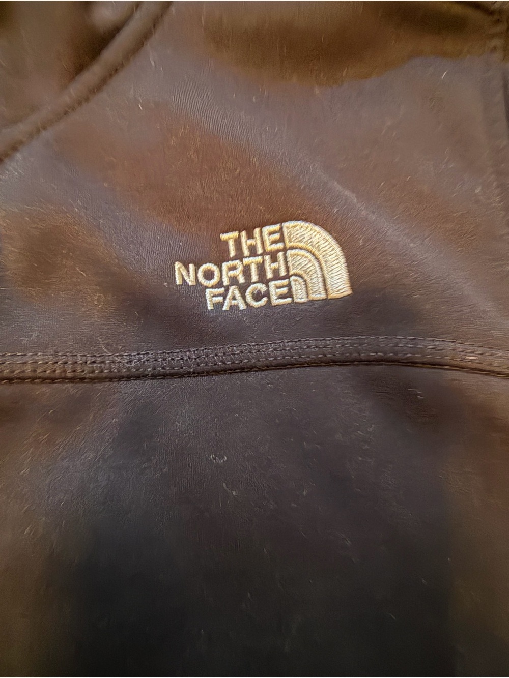 The North Face Black Full Zip Soft Shell Fleece Jacket Womens Size Large - Picture 3 of 3